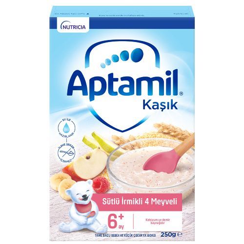 Aptamil Milk Semolina 4 Fruit 250 G 6-36 Months