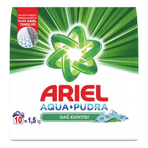 Ariel Dağ Esintisi Aqua Pudra Toz Çamaşır Deterjanı 1.5 Kg