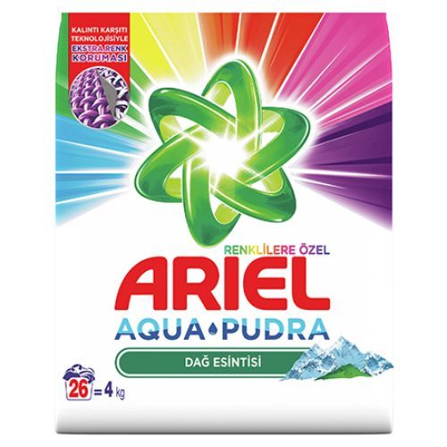 Ariel Mountain Breeze Colors Aqua Powder Laundry Detergent 4 Kg