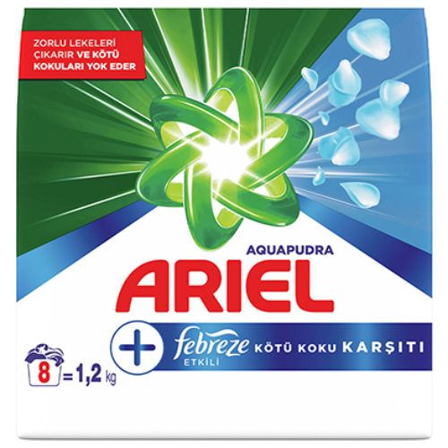 Ariel Febreze Etkili Aqua Pudra Toz Çamaşır Deterjanı 1.2 Kg
