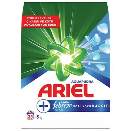 Ariel Febreze Effective Aqua Powder Laundry Powder 5 Kg