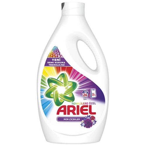 Ariel Mor Çiçekler Sıvı Çamaşır Deterjanı 26 Yıkama 1.69 L