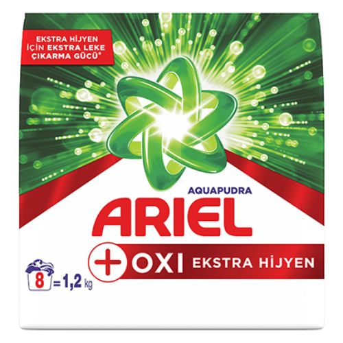 Ariel Oxi Ekstra Hijyen Aqua Pudra Çamaşır Deterjanı 1.2 Kg