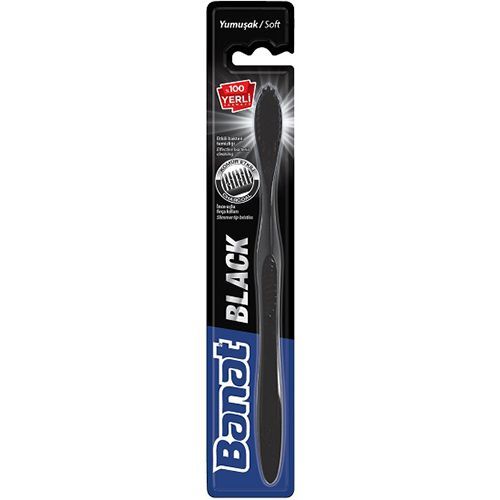 Banat Black Charcoal Effective Toothbrush