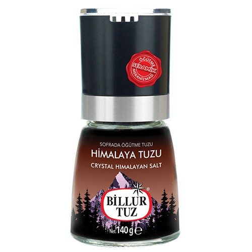 Billur Tuz Sofrada Öğütme Tuzu Himalaya Tuzluk 140 Gr