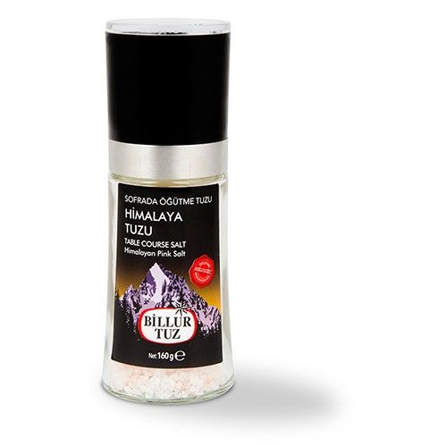 Billur Crystal Himalayan Salt Premium Grinder 160 Gr