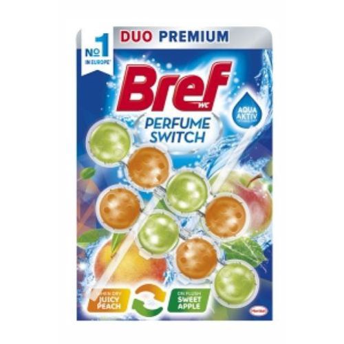 Bref Toilet Block Duo Premium Peach&Red Apple Duopack