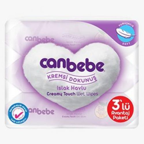 Canbebe Wet Towel Creamy Touch 3x56 pc