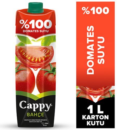 Cappy Bahçe  % 100 Tomato Juice Carton 1 Lt