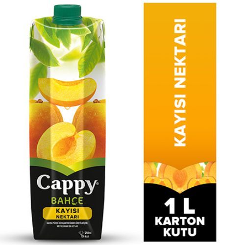 Cappy Bahçe Apricot  Nectar Carton 1 Lt