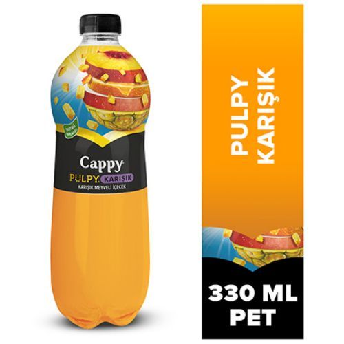 Cappy  Pulpy  Mixed Fruit Drink Plastic Bottle 330 Ml