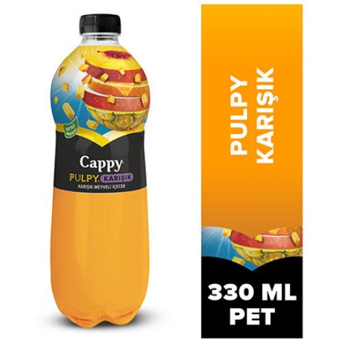 Cappy Pulpy Karışık Meyveli İçecek Pet 330 Ml