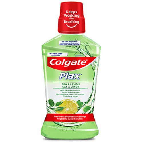 Colgate Plax Tea And Lemon Alcohol-Free Mouthwash 500 Ml