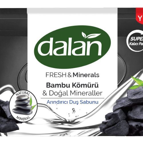 Dalan Bamboo Charcoal & Natural Minerals Shower Soap 150 Gr