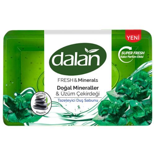 Dalan Natural Minerals and Grape Seed Refreshing Shower Soap 150 Gr
