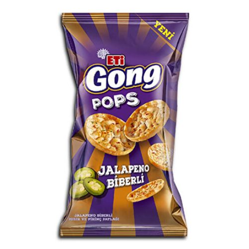 Eti Gong Pops Jalapenolu 80 Gr