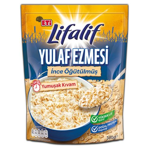 Eti Lifalif İnce Öğütülmüş Yulaf Ezmesi 350 Gr