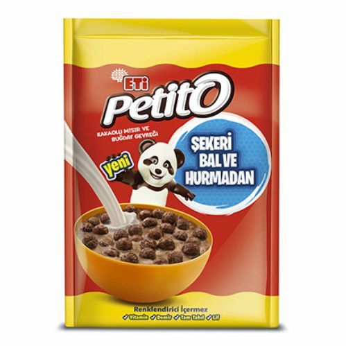 Eti Petito Cocoa Corn And Wheat Flakes 350 Gr