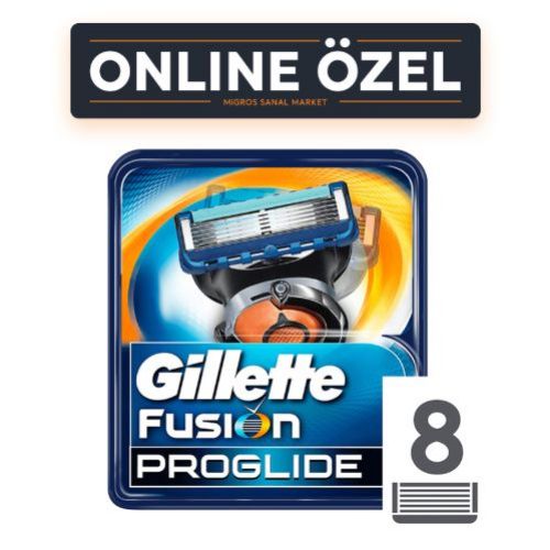 Gillette Fusion Proglide Manual Spare 8 Pcs
