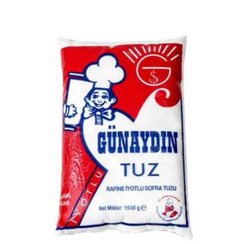 Günaydın Refined Iodized Table Salt plastic 1500 Gr