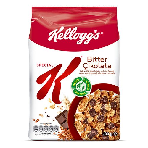 Kellogg's Special K Bitter Çikolatalı 400 Gr