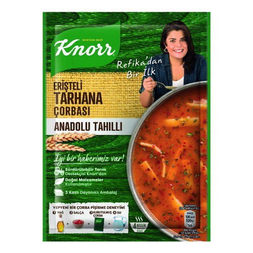 Knorr Refika’dan Erişteli Tarhana Çorbası 85 Gr