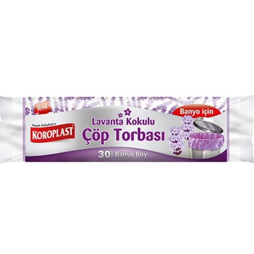 Koroplast Çöp Torbası Banyo Lavanta 30'Lu