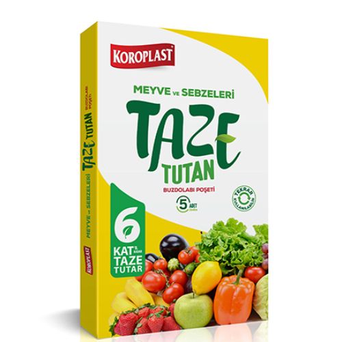 Koroplast Taze Tutan Buzdolabı Poşeti 5 Adet