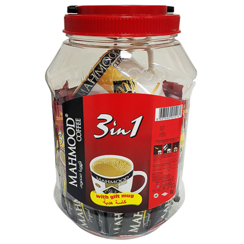 Mahmood Coffee  3in1 Stick Mug Cup Gift Pet of 36