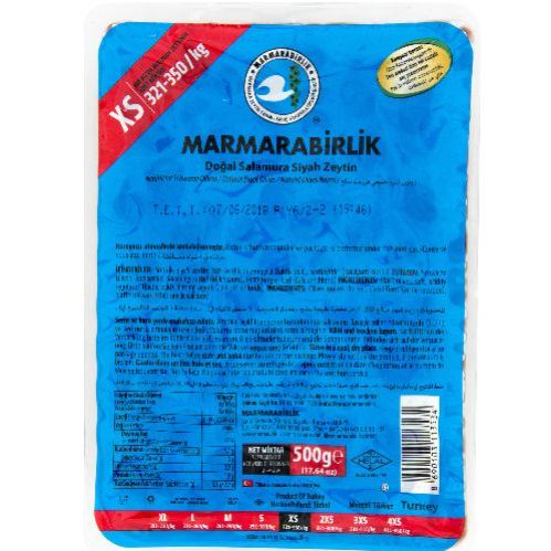 Marmarabirlik  Natural Black Olıves ( Extra )500 Gr