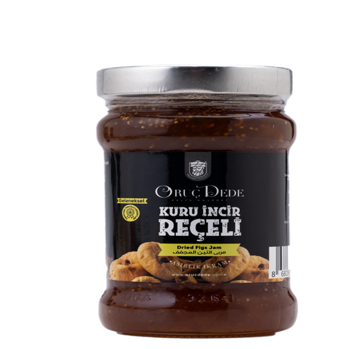 Oruç Dede Glass Jar Dried Fig Jam 380 Gr