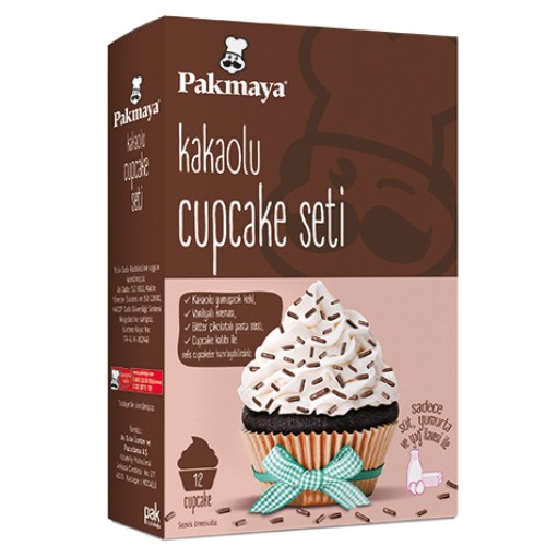 Pakmaya Kakaolu Cupcake Seti 220 Gr