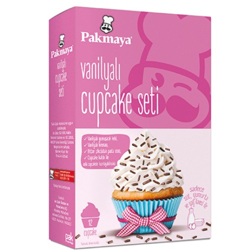 Pakmaya Vanilyalı Cupcake Seti 215 Gr