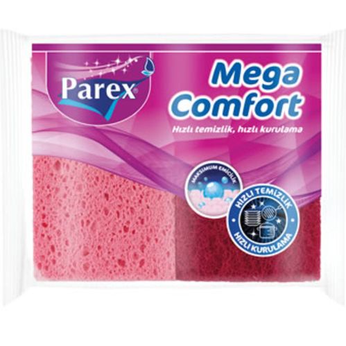 Parex Mega Comfort Düz Sünger 2'Li