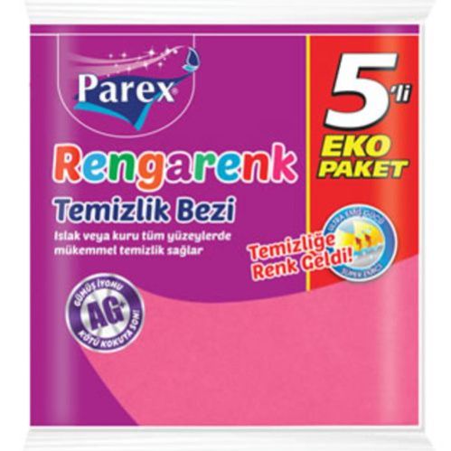 Parex Colorful Cleaning Cloth 5 Pcs