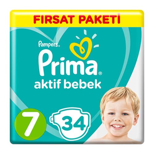 Prima Aktif- Bebek Fırsat Paketi 7 No 34'Lü