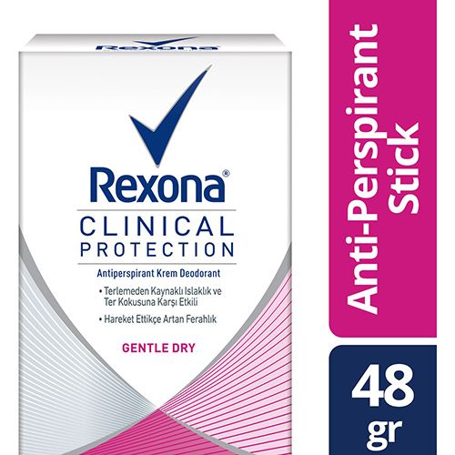 Rexona Clinical Protection Gentle Dry Anti Perspirant Kadın Stick 48 Ml