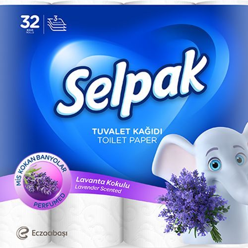 Selpak Lavender Scented Toilet Paper 32 Rolls