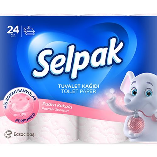 Selpak Powder Scented Toilet Paper 24 Roll