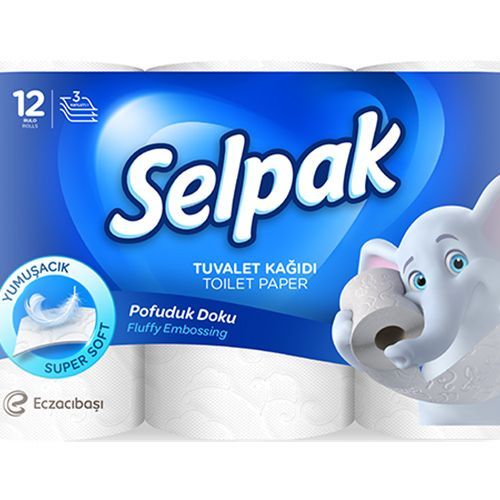 Selpak Toilet Paper 12 Rolls