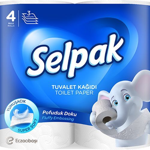 Selpak Toilet Paper 4 Rolls