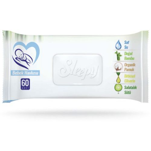 Sleepy Natural Baby Towel 60 Sheets