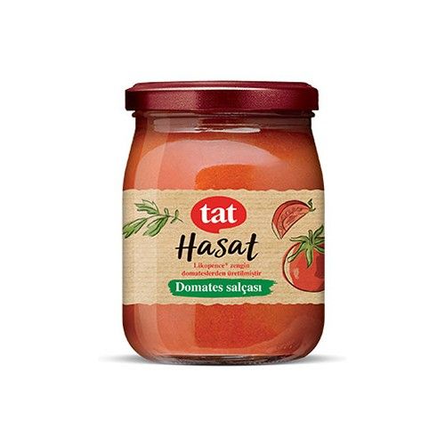 Tat Hasat Tomato Paste Glass 550 Gr