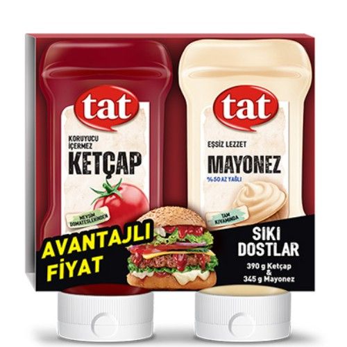Tat Ketchup And Mayonnaise 390 Gr