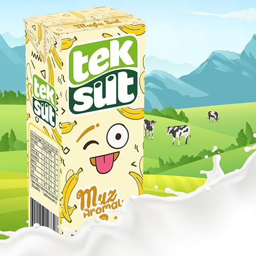 Teksüt Muzlu Süt 200 ml