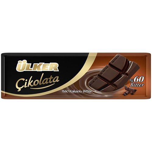 Ülker Chocolate 60% Dark Baton Chocolate 30 Gr