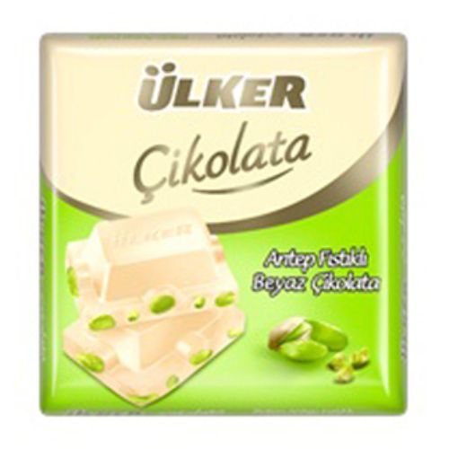 Ülker Chocolate Pistachio Milk Square Chocolate 65 Gr