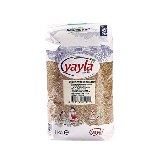 Yayla Çiğ Köftelik Bulgur 1 Kg