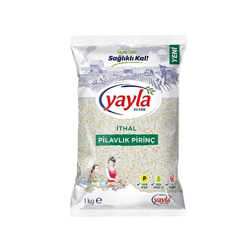 Yayla İthal Pilavlık Pirinç 1 Kg