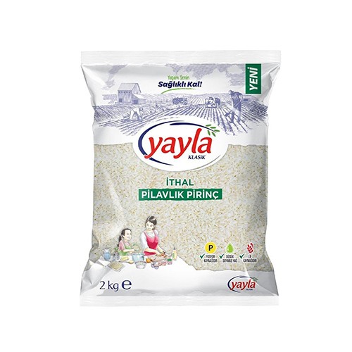 Yayla İthal Pilavlık Pirinç 2 Kg